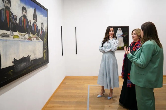 Prva dama Srbije Tamara Vučić sa prvom damom Gruzije Tamar Bagrationi
