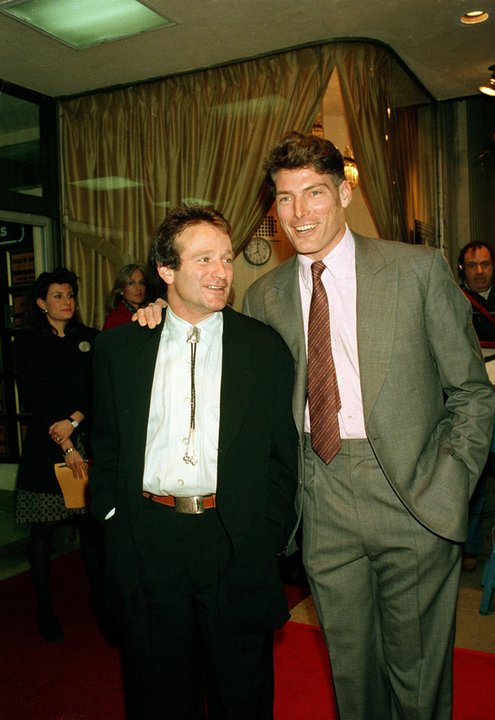 Christopher Reeve i Robin Williams w 1987