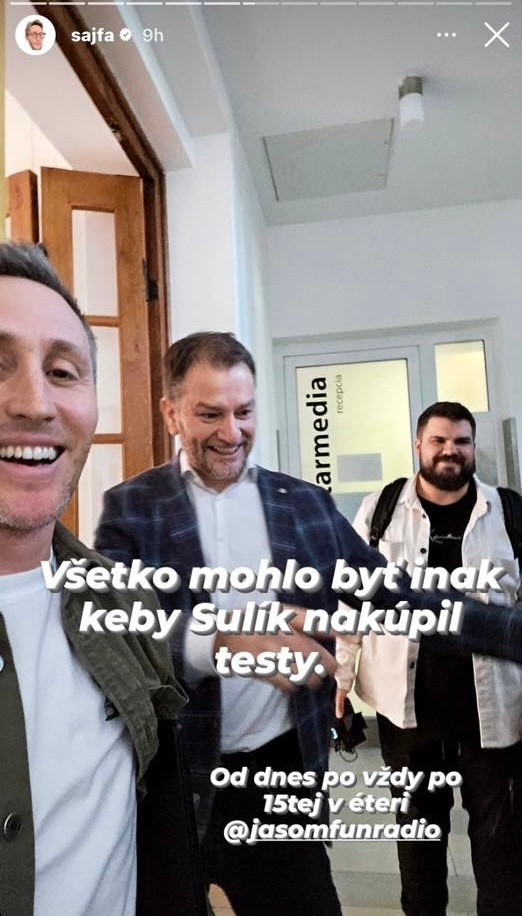 Moderátor Sajfa si vystrelil z Igora Matoviča.
