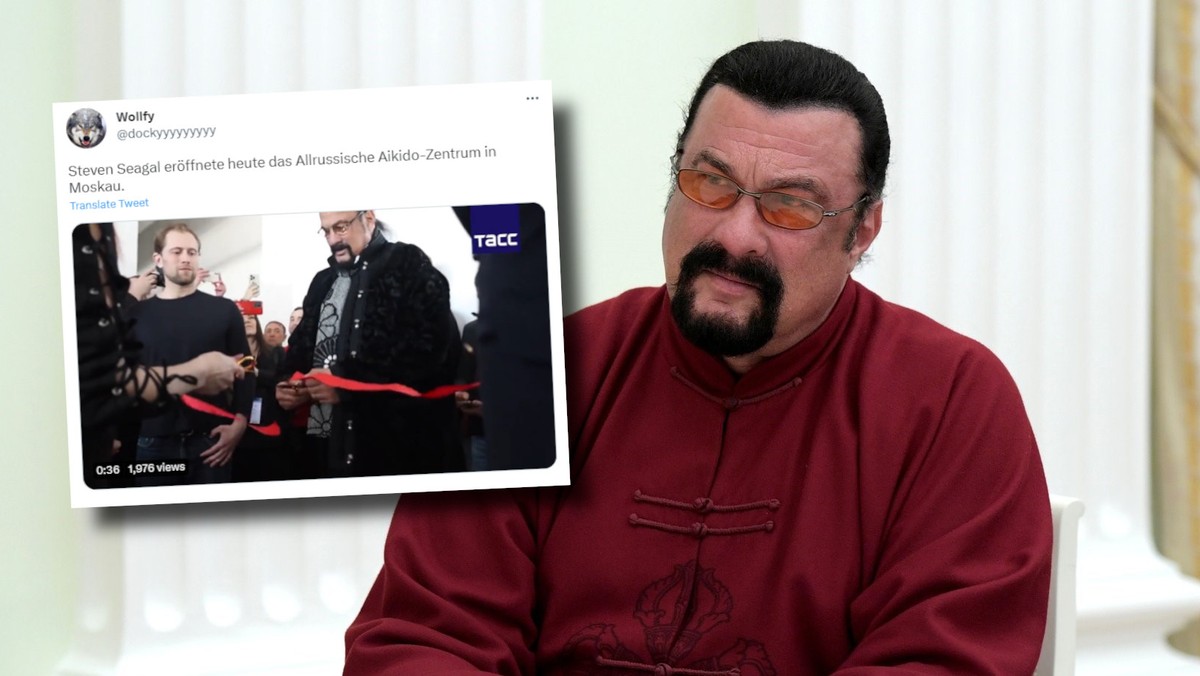 Steven Seagal w Rosji. Tak wykorzystuje go kremlowska propaganda [WIDEO]