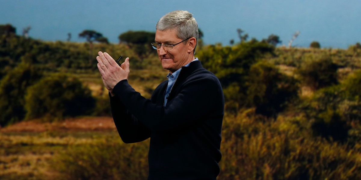 Tim Cook, prezes Apple z pewnością ma powody do zadowolenia