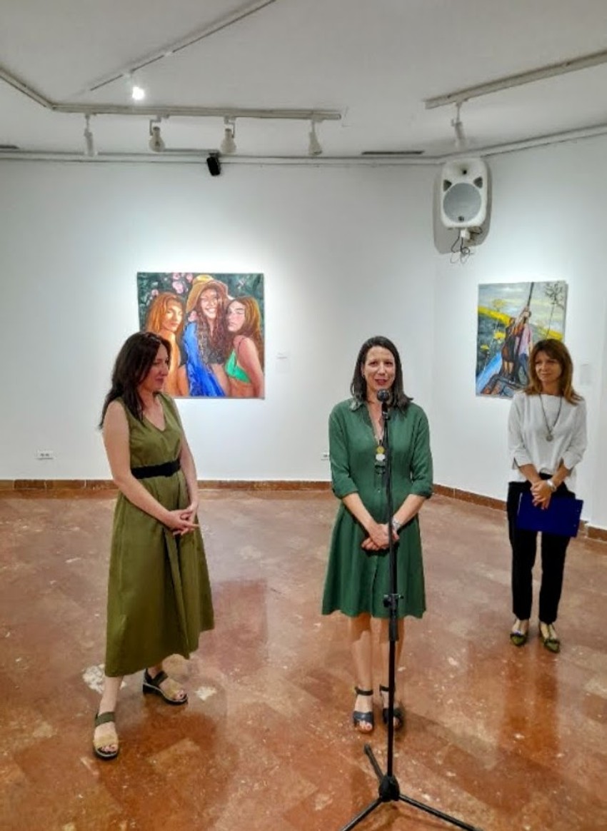 Na otvaranju je govorila Iva Subotić Krasojević, istoričarka umetnosti,