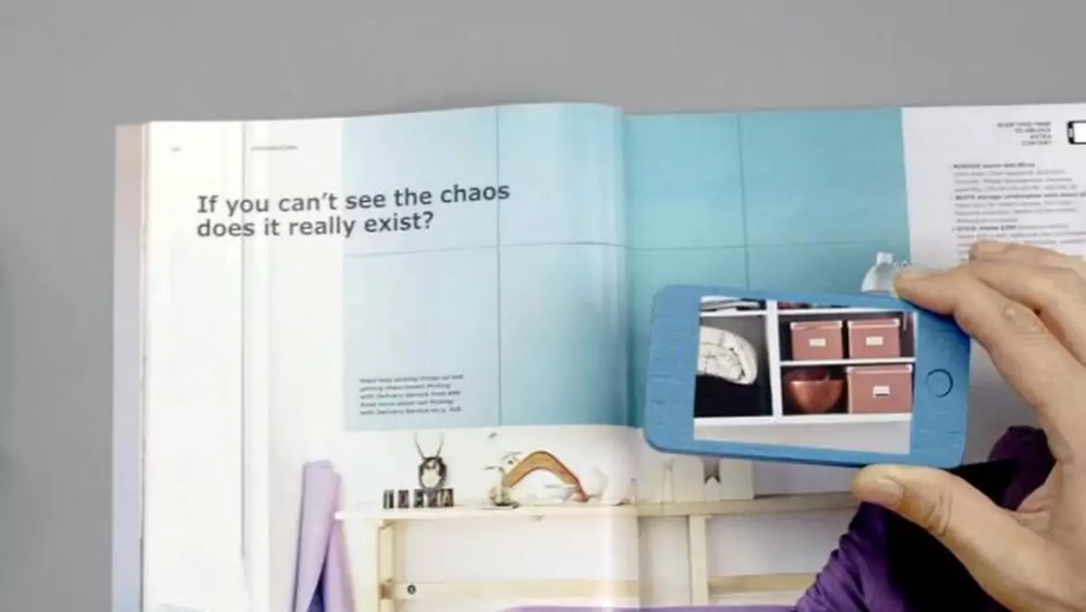 IKEA: nowy katalog będzie można "rozszerzyć" za pomocą smartfona lub tabletu