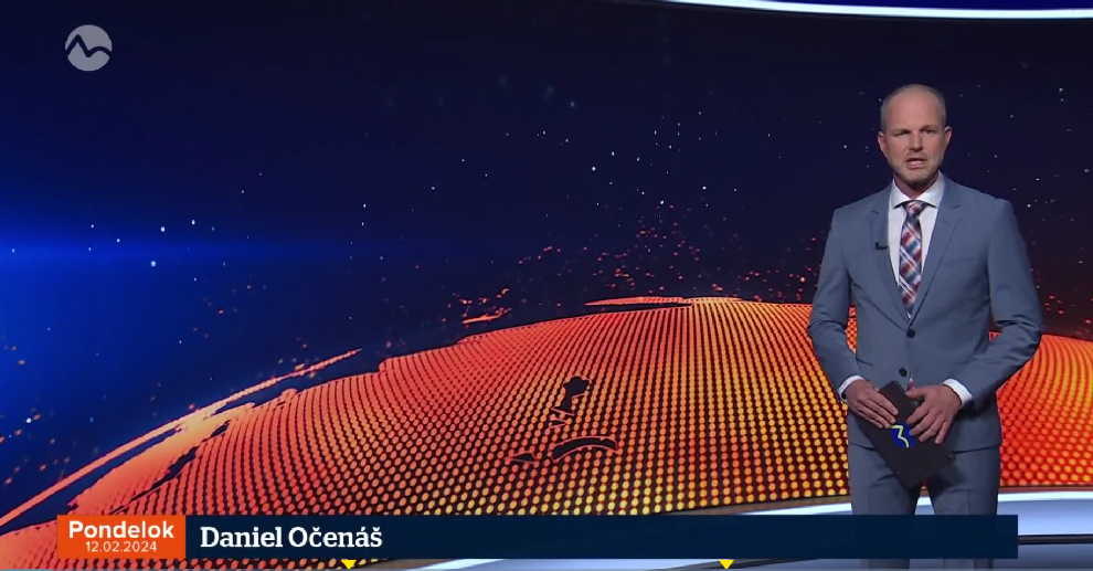 Moderátor Daniel Očenáš.