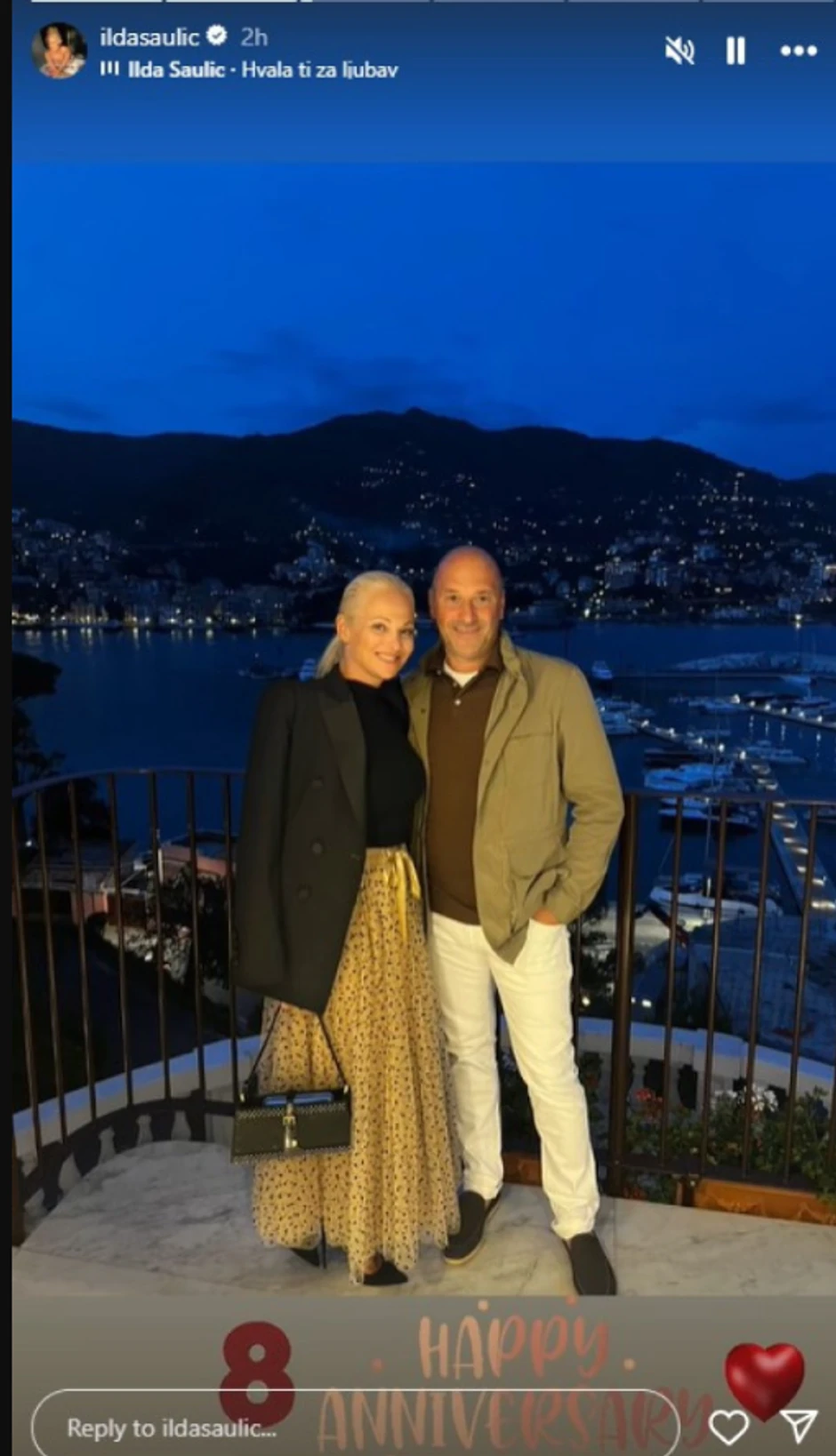Ilda Šaulić sa mužem