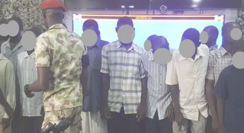 Surrendered 57 Boko Haram members paraded by Army