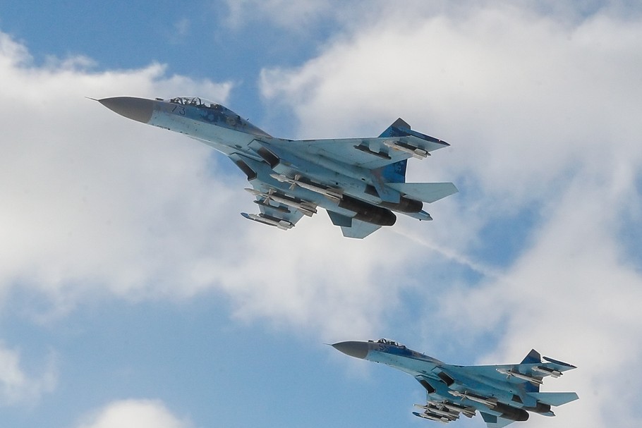 SU-27 to potężna broń ukraińskiego lotnictwa.