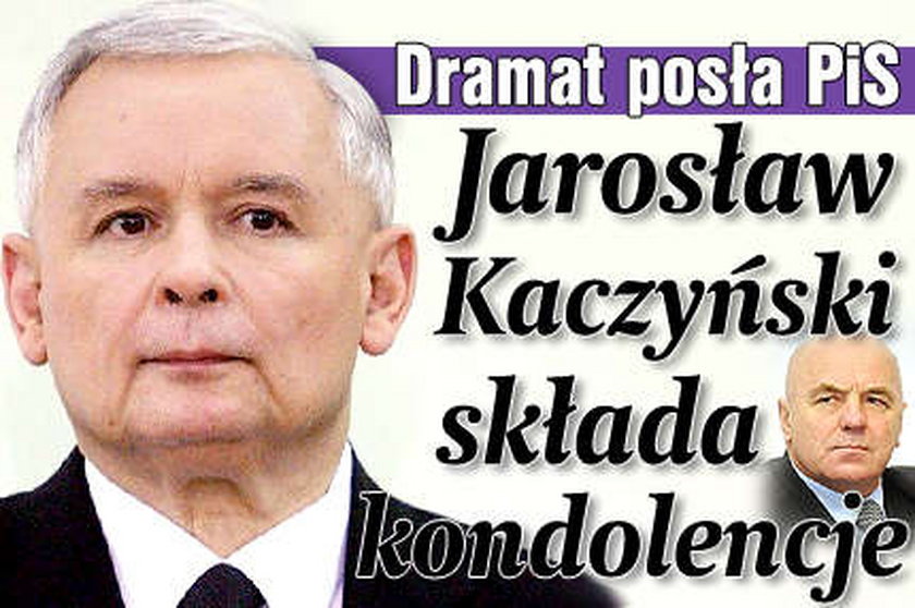 Dramat posła PiS. Kaczyński składa kondolencje