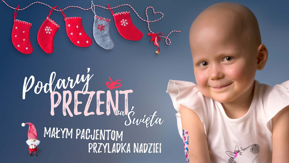 Wrocławska fundacja "Na ratunek dzieciom z chorobą nowotworową" ruszyła ze świąteczną akcją, dzięki której każde dziecko, które leczy się w klinice, dostanie pod choinkę prezent.