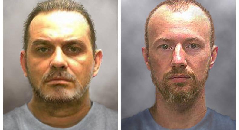 David Sweat, left, and Richard Matt (New York State Police).