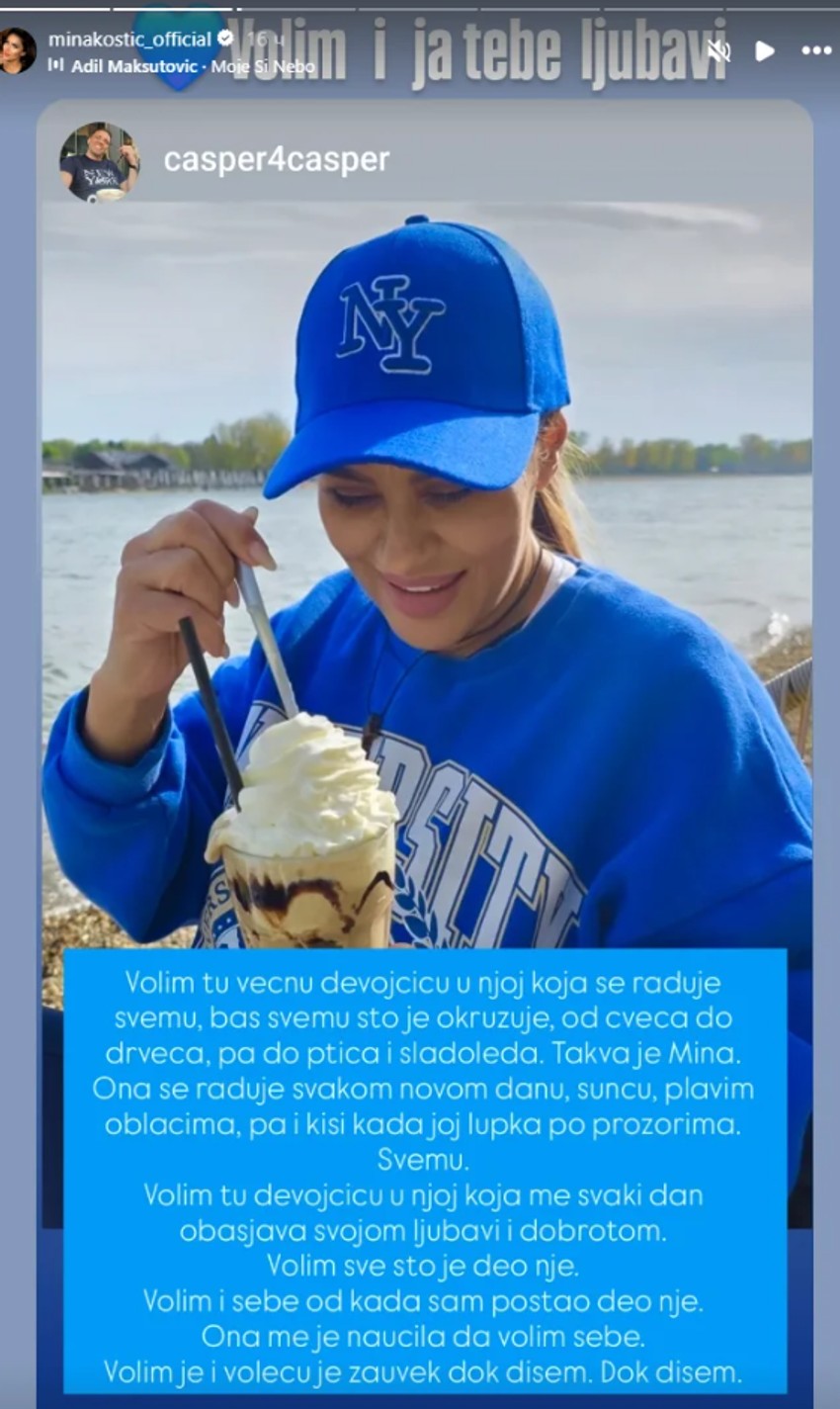 Mina Kostić, objava