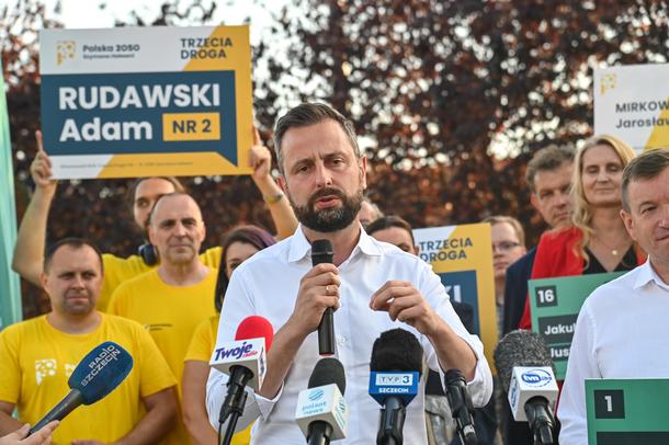 Władysław Kosiniak-Kamysz podczas wiecu wyborczego w Szczecinie