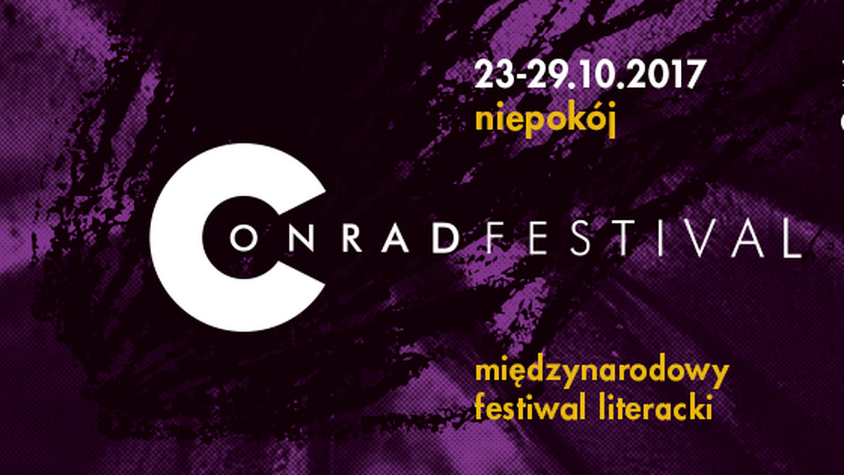 23 października rozpoczyna się w Krakowie wielkie międzynarodowe święto literatury – Festiwal Conrada. Co czeka czytelników w tym roku? Dyskusje, debaty, lekcje czytania, pokazy filmów, koncert, wręczenie Nagrody Conrada i przede wszystkim: możliwość spotkania ze znakomitymi gośćmi – pisarzami i krytykami z Polski i zagranicy.