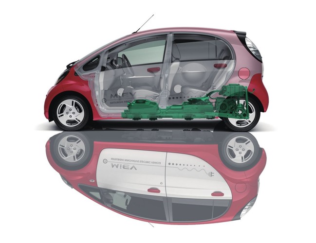 Mitsubishi i-MiEV - przekrój