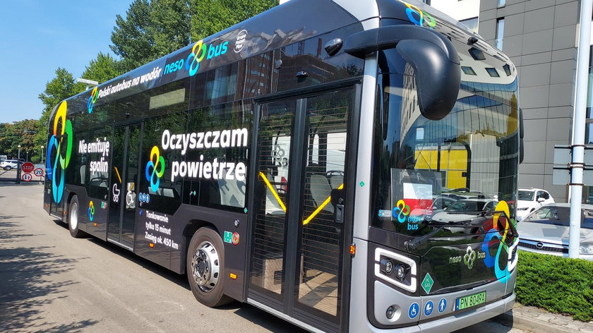 Tym autobusem nasi siatkarze jeżdżą z hotelu do Spodka