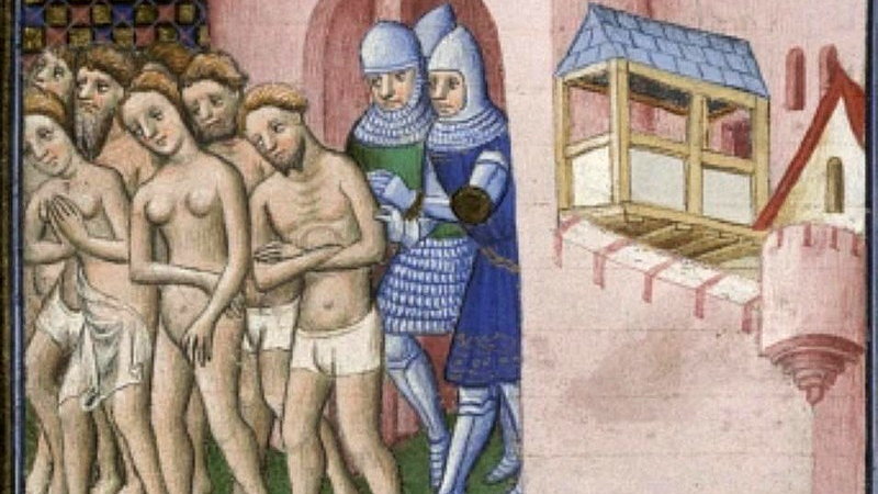 Wygnanie katarów z Carcassonne w 1209 r.