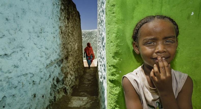 Stunning photo of a child in Ethiopia, part of portfolio of overall winner