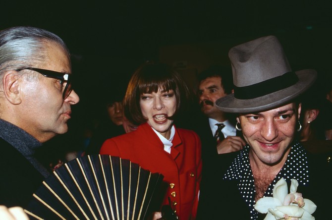 Karl Lagerfeld, Ana Vintur i Džon Galijano