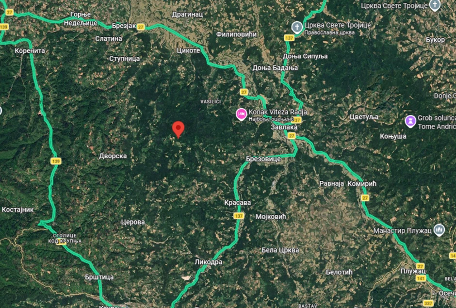 Zemljotres kod Krupnja