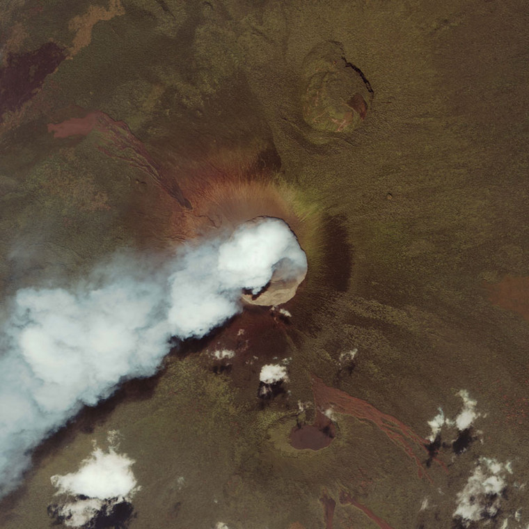 Wulkan Nyiragongo, fot. NASA