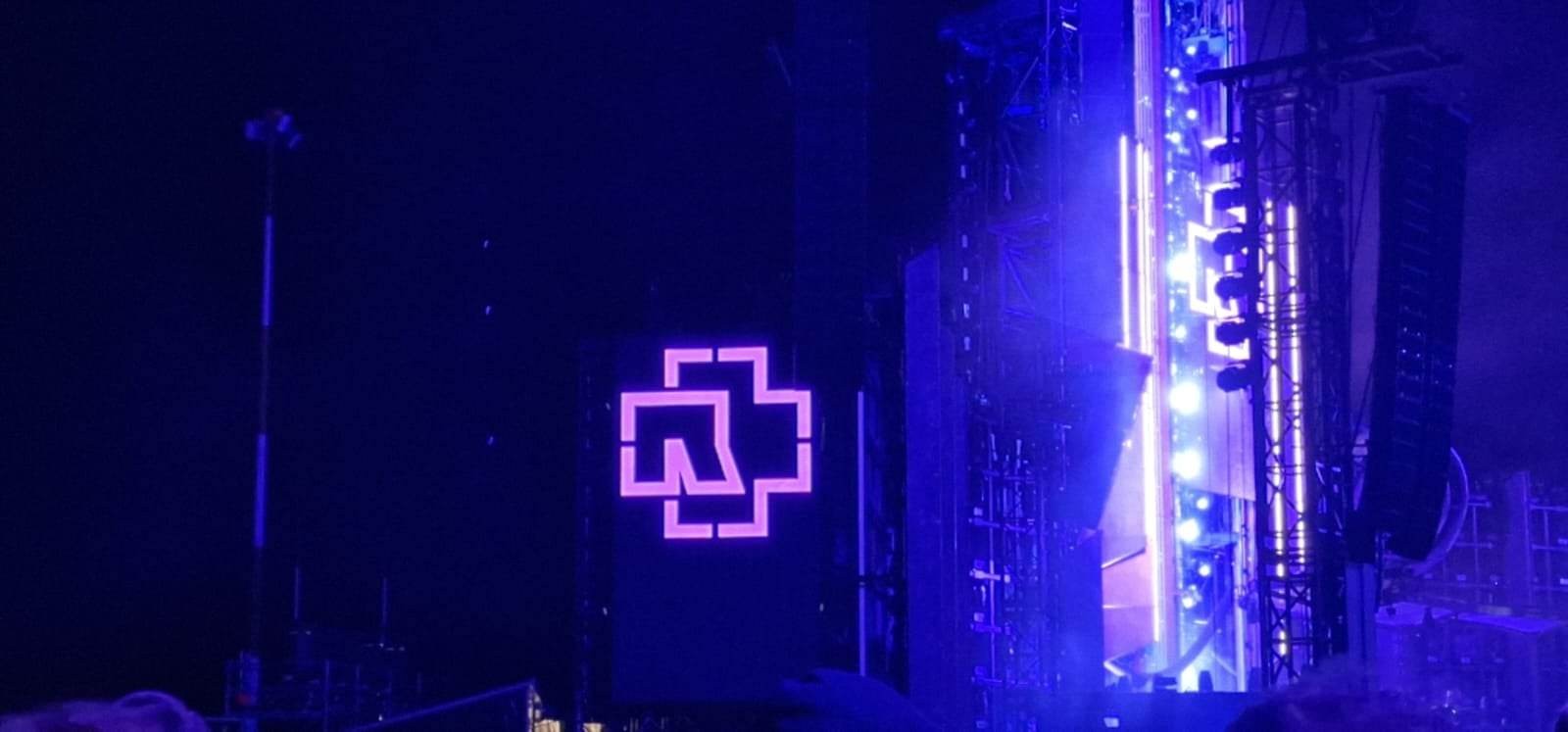 Koncert skupiny Rammstein na Slovensku.