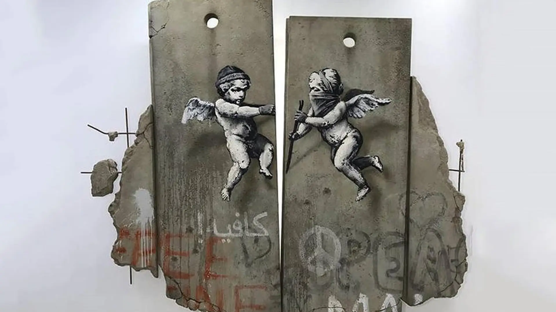 Banksy znów zaskakuje. Godzinami stali w kolejce po plakat, teraz dostępny jest za darmo w internecie