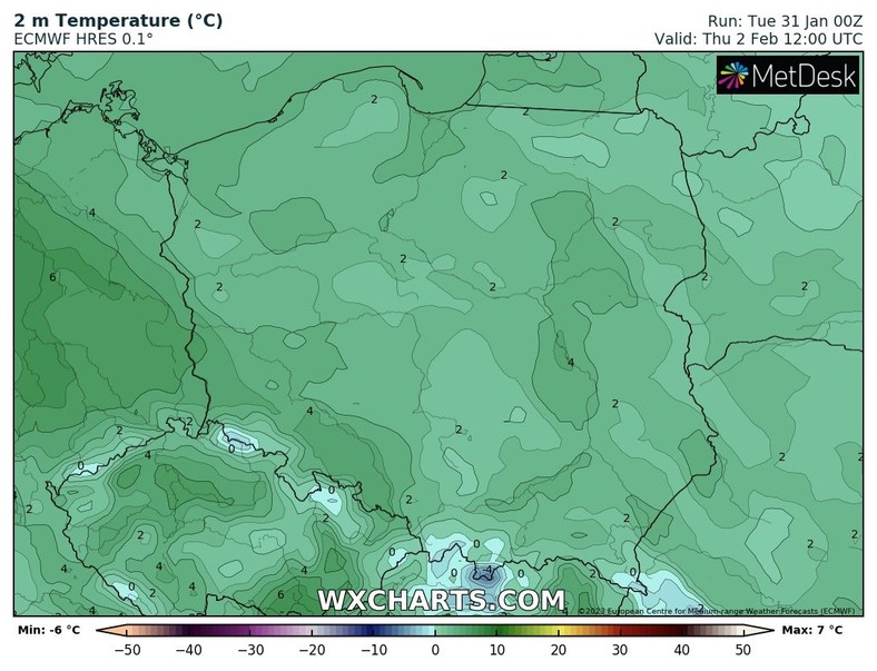 Temperatura na razie będzie utrzymywać się lekko powyżej zera.