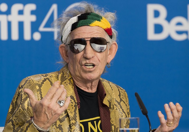 Keith Richards na Toronto Film Festival