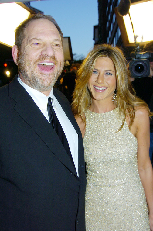 Harvey Weinstein, Jennifer Aniston na premierze filmu (2005)