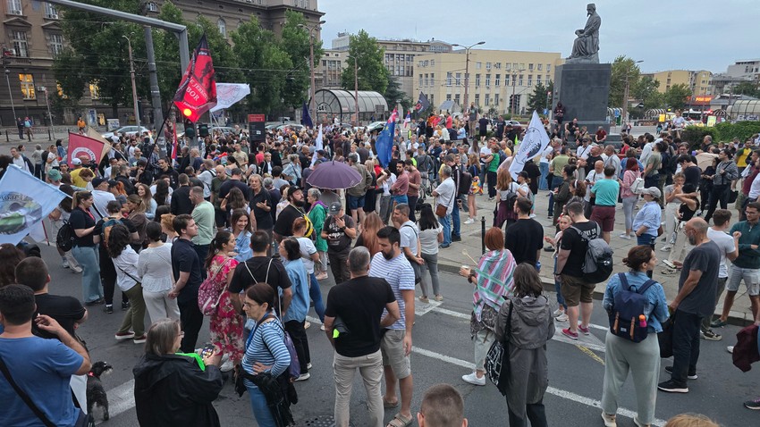 Protest u Beogradu