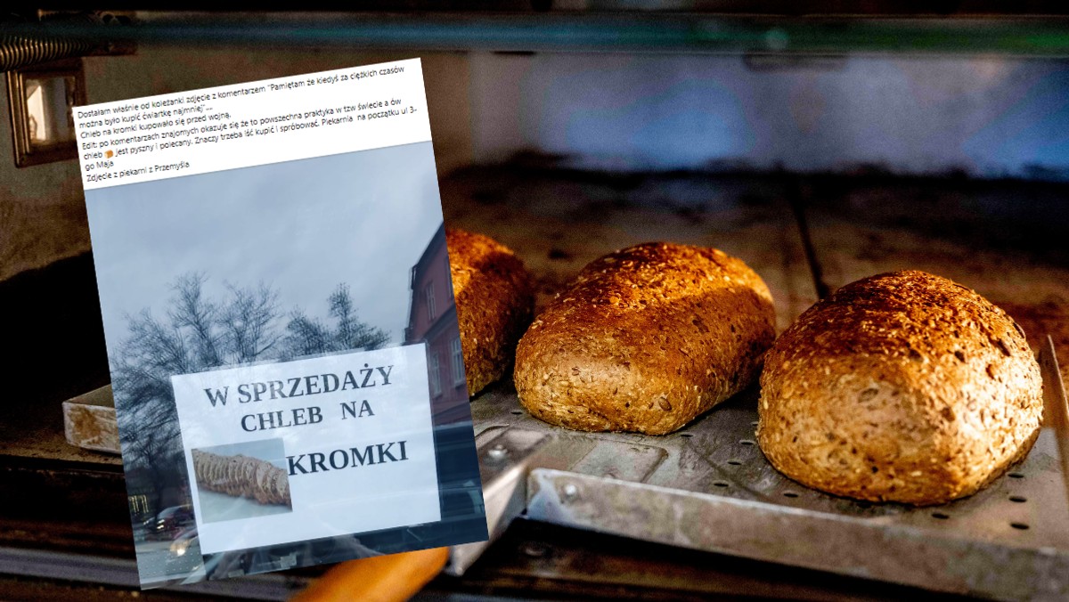 Piekarnia w Przemyślu sprzedaje chleb na kromki. Klienci: jak przed wojną!