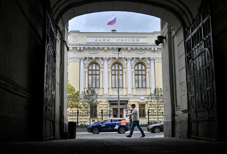 Budynek rosyjskiego banku centralnego w Moskwie