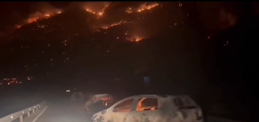 Požar u Omišu
