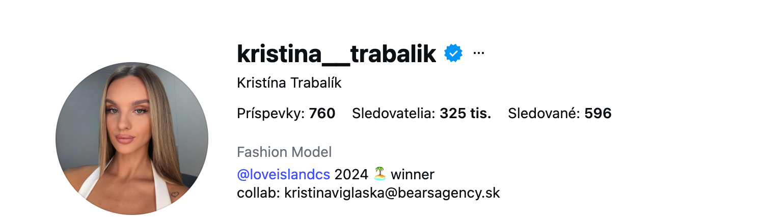 Kika zmenila priezvisko na Trabalík.