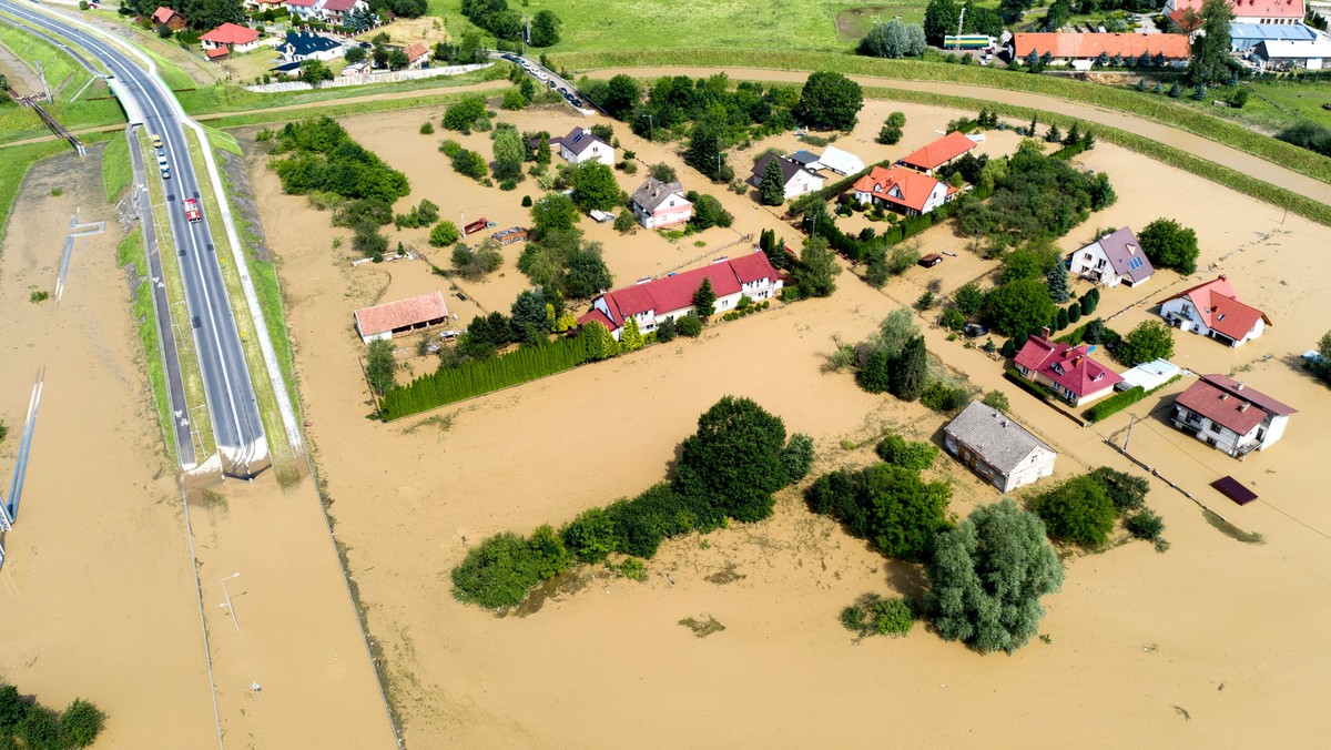 Jasło. Podtopione domy