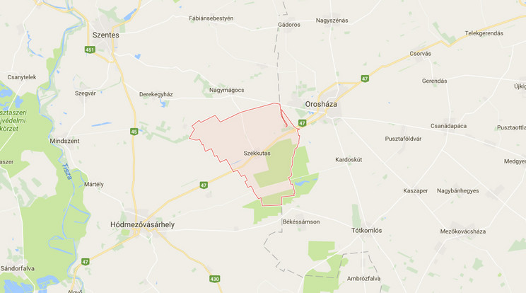 Székkutas és Orosháza térségét érintette a rengés