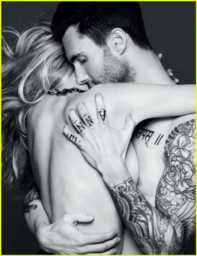 Anne Vyalitsyna i Adam Levine