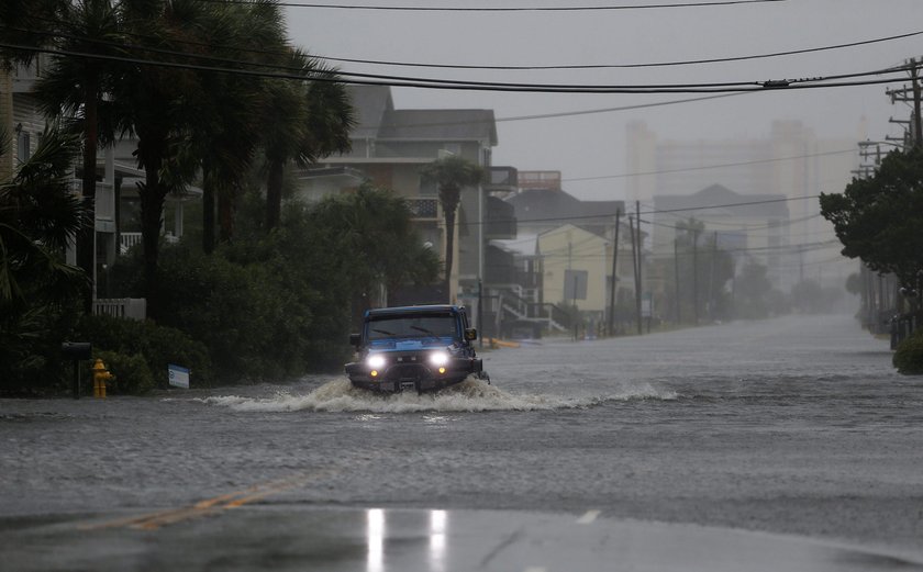 USA. Huragan Florence uderzył w Karolinę Północną