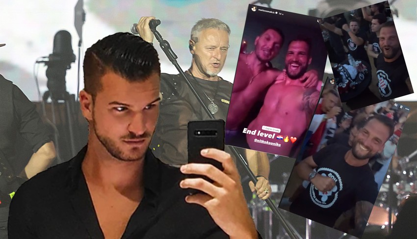 Marko Osmakčić na koncertu Tompsona