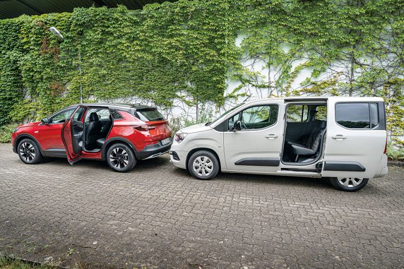 Opel Combo Life XL kontra Grandland X