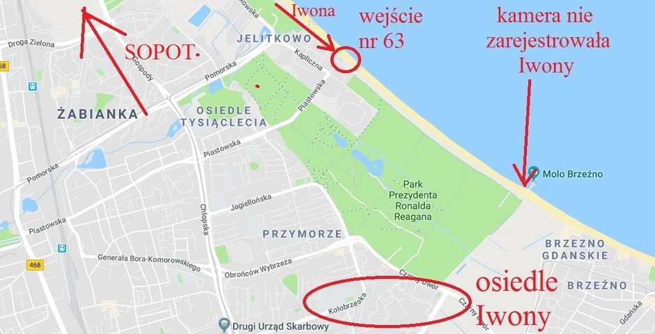 Droga Iwony Wieczorek do domu