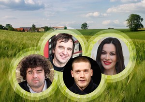 selo glumci kombo RAS Uros Arsic, zoran ilic, mitar mitrovic, milan ilic, profimedia