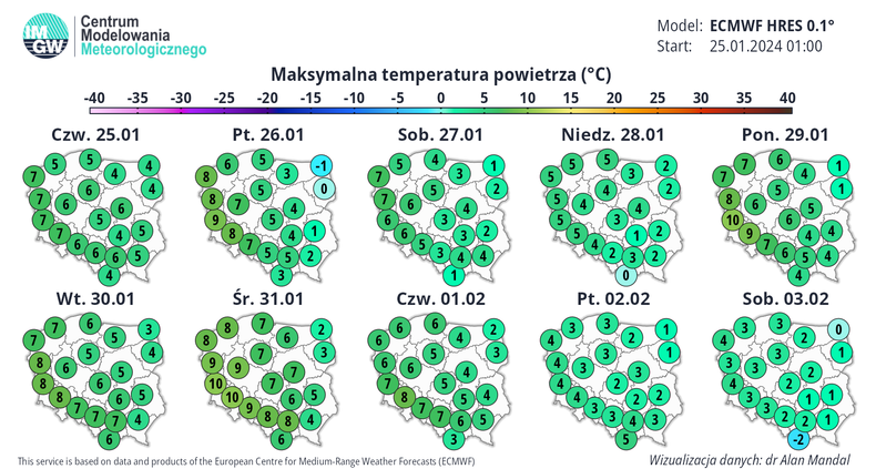 Do końca stycznia nie ma szans na powrót zimy