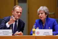 Donald Tusk Theresa May Brexit