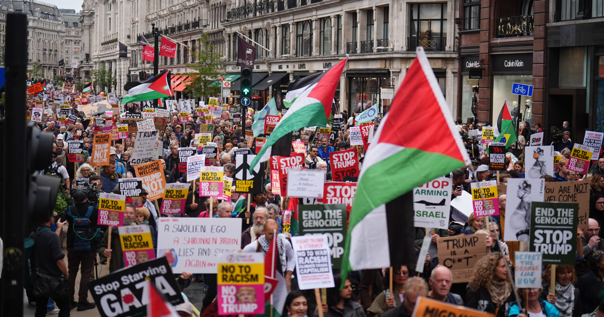 5-000-protesters-slam-Trump-state-visit-in-London-rally
