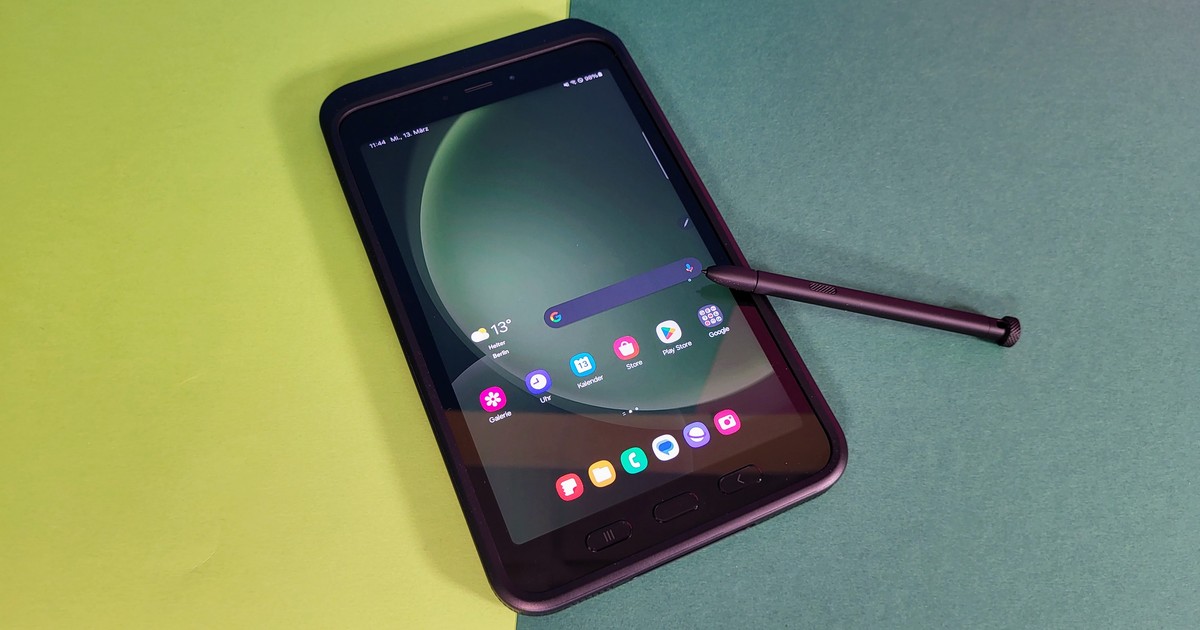 Samsung Galaxy Tab Active 5 in the test outdoor tablet with