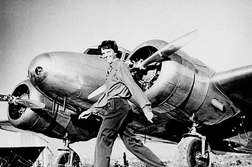 Amelia Earhart and Lockheed Electra 10E NR16020, 1937.