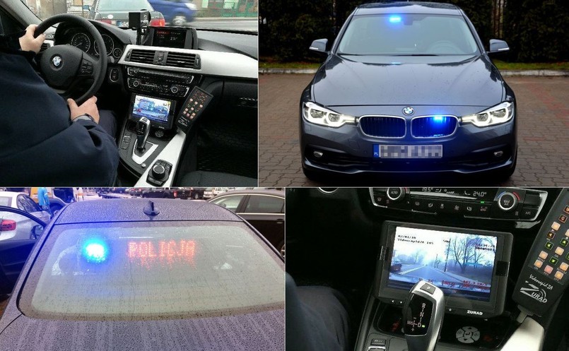 Wyświetlana na nagraniu prędkość jest mierzona na kołach radiowozu. Żeby wykonać poprawny pomiar, BMW z wideorejestratorem musi na początku i na końcu odcinka pomiarowego znajdować się w takiej samej odległości od ściganego pojazdu