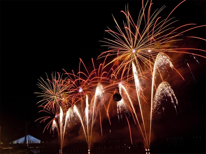 Sylwestrowe fajerwerki w Portugalii