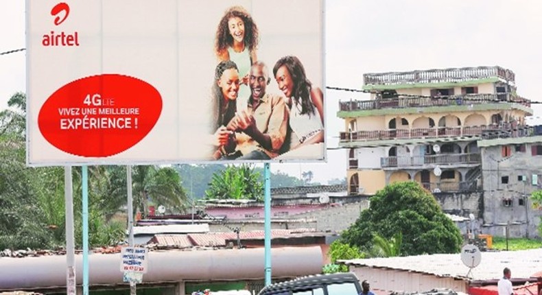 Airtel Billboard in Lagos, Nigeria